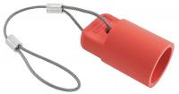 2XB48 Cap, Red, 300/400A Female Single Pole