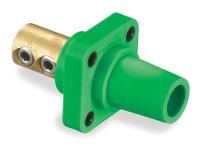 2XB52 Female Receptacle, 400A, 600AC/250DC, Green