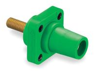 2XB56 Female Receptacle, 400A, 600AC/250DC, Green