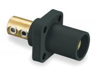 2XB65 Male Receptacle, 400A, 600VAC/250VDC, Blk
