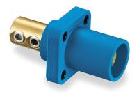 2XB66 Male Receptacle, 400A, 600VAC/250VDC, Blue