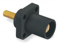 2XB69 Male Receptacle, 400A, 600VAC/250VDC, Black
