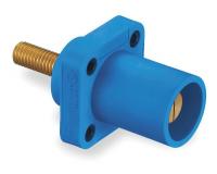 2XB70 Male Receptacle, 400A, 600VAC/250VDC, Blue