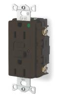2XB86 Receptacle, GFCI, 15 Amp, 120 VAC, 5-15R, LED