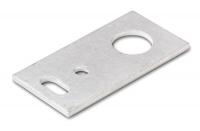 2XCK8 Bracket, Flat, Alum, For 18mm Sensors