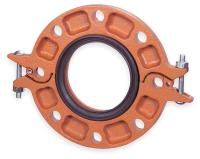2XEU7 Flange, 4 In, 4 1/2 In OD, Ductile Iron