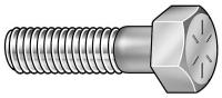 1ZEC1 Hex Cap Screw, 5/8-18 x 2 1/2, PK 25