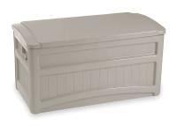2XJF8 Deck Box, H 23, W 46, w/Wheels and Handles