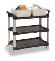 2XJH2 Utility Cart, Charcoal, 29 1/2 x 16 3/4