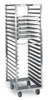 2XJL1 Pan &amp; Tray Rack, Open, Stainless, 27x21x67