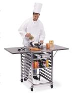 2XJN7 Work Table Cart, Stainless, 53x29x35