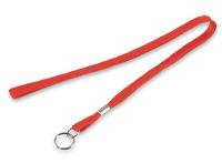 2XKJ4 Flat Neck Cord, Red, 5/16 In, PK 10