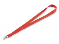 2XKJ8 Flat Neck Cord, Red, 3/8 In, PK 10