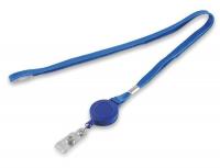 2XKK1 Flat Neck Cord and Reel, Blue