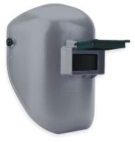 2XKX8 Weld Helmet, Gray, Ratchet Style Headgear
