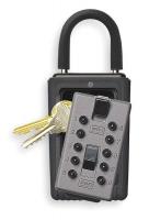 2XLC2 Keysafe, Portable Pushbutton, Titanium