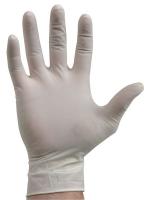 2XMC7 Disposable Gloves, Latex, L, Natural, PK100