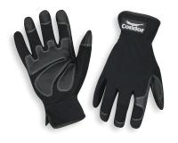 2XRV6 Mechanics Gloves, Full Finger, Black, S, PR