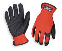 2XRW7 Mechanics Gloves, Spandex, Black/Red, S, PR