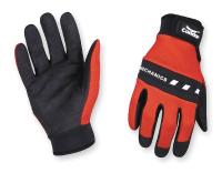 2XRX5 Mechanics Gloves, Hook/Loop, Red/Blk, L, PR