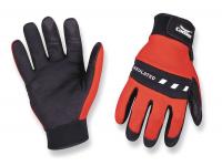 2XRY1 Cold Protection Gloves, L, Red/Black, PR