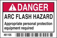 2XU99 Arc Flash Protection Label, 2 In. H, PK100