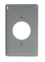 2XVC1 Wall Plate, 1.60In, Gray