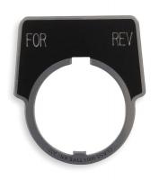 2XVP8 Legend Plate, For-Rev, Aluminum