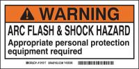 2XY11 Arc Flash Protection Label, 2 In. H, PK100