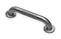 4TLJ7 Grab Bar w/Anti-Microbial, Knurled, 16 In