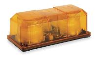 2YE25 Lightbar, Strobe, Permanent Mounting, Amber