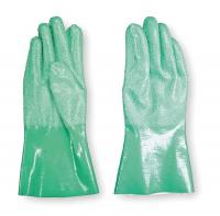 2YEL8 Chemical Resistant Glove, 14&quot; L, Sz 10, PR