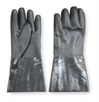 2YEP9 Chemical Resistant Glove, PVC, 14&quot; L, PR