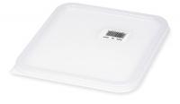 2YJ95 Square Storage Container Lid, White