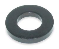 2YJG4 Flat Washer, Blk Oxide LCS, Fits 5/8 In