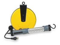 2YKP7 Hand Lamp Cord Reel, LED, 2.5W, 40Ft Cord