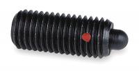 2YKU3 Plunger, Spring, Steel, B/O, 1/4-20, 1, PK 5