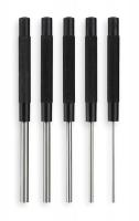 2YNE7 Drive Pin Punch Set, 5 Pc, 8 In L