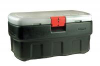 2YU15 Storage/Cargo Box, 48 Gal, Black/Red