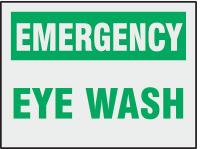 3XEV9 Emergency Label, 3-1/2 In. H, 5 In. W, PK 8