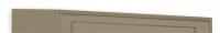 2YV96 Slope Top Kit, 3 Frame Wide, W36, D12, Beige
