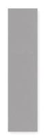 2YY49 End Panel For Flat Top Locker, D 12, Gray