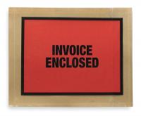 2YY99 Packing List Envelope, 5-1/2 In, PK 1000