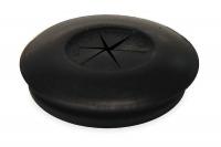 2ZJK6 Glad Hand Seal, Umbrella, Blk, PK10