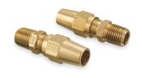 2ZMC1 Male Connector, 1/2-14, 3/8 In Tube Sz