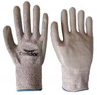 2ZME9 Cut Resistant Gloves, Gray, S, PR