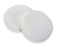 2ZPE7 Applicator Pad, White, 4In L, 4In W, PK2