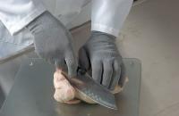 3PUU5 Cut Resistant Gloves, Gray, M