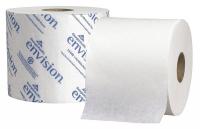 2ZRU6 Toilet Paper, Envision, 1Ply, PK48