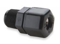 2ZTG2 Male Connector, 1/2 x 3/4 In, Tube x MNPT